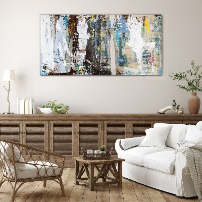 Tablou sticla Mozaic abstract de culori