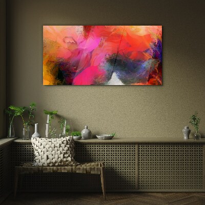 Tablou sticla Expresia colorată a abstracției