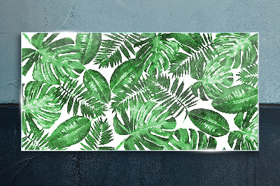 Tablou sticla Junglă verde