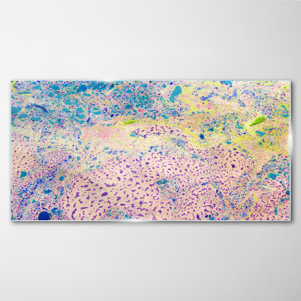 Tablou sticla Haos colorat de abstractizare