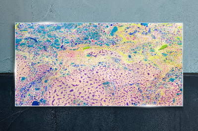 Tablou sticla Haos colorat de abstractizare