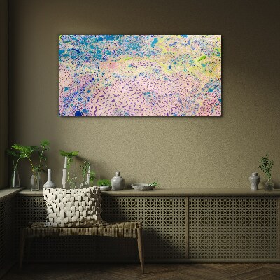 Tablou sticla Haos colorat de abstractizare