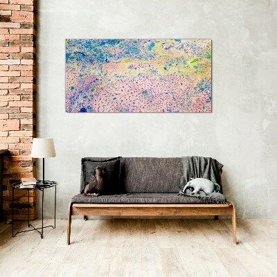 Tablou sticla Haos colorat de abstractizare