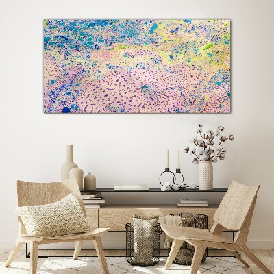Tablou sticla Haos colorat de abstractizare
