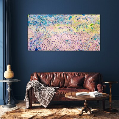 Tablou sticla Haos colorat de abstractizare