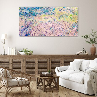Tablou sticla Haos colorat de abstractizare