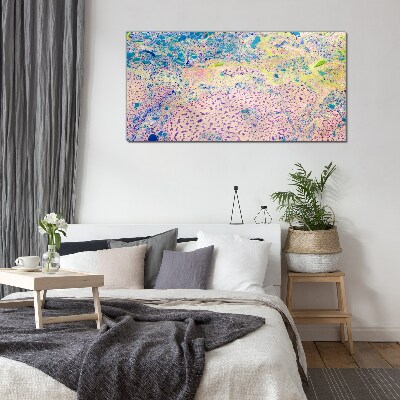 Tablou sticla Haos colorat de abstractizare