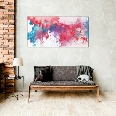 Tablou sticla Vârtejele colorate