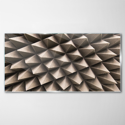 Tablou sticla Geometria formelor tridimensionale