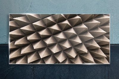 Tablou sticla Geometria formelor tridimensionale