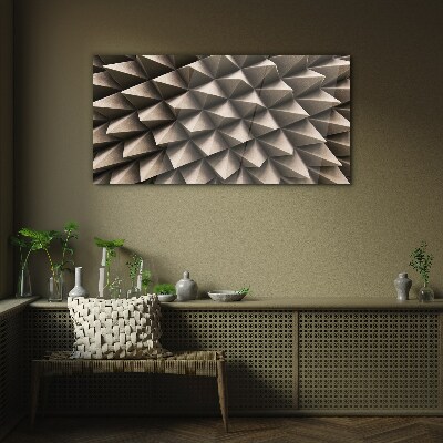 Tablou sticla Geometria formelor tridimensionale