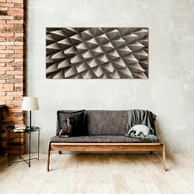 Tablou sticla Geometria formelor tridimensionale