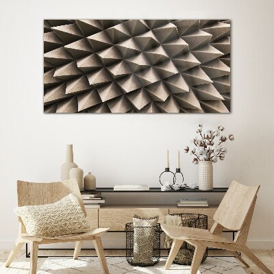 Tablou sticla Geometria formelor tridimensionale