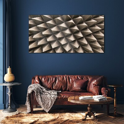 Tablou sticla Geometria formelor tridimensionale