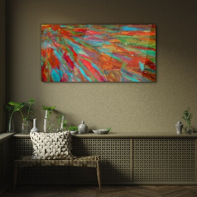 Tablou sticla Un peisaj colorat de energie