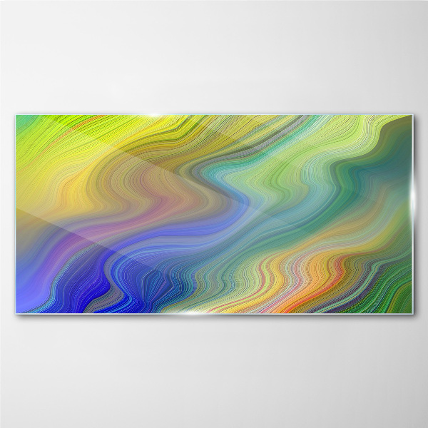 Tablou sticla Vârtej colorat de abstractizare