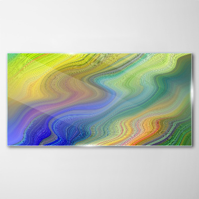 Tablou sticla Vârtej colorat de abstractizare