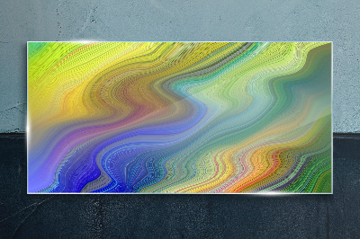 Tablou sticla Vârtej colorat de abstractizare