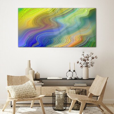 Tablou sticla Vârtej colorat de abstractizare