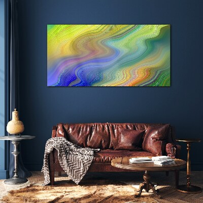 Tablou sticla Vârtej colorat de abstractizare