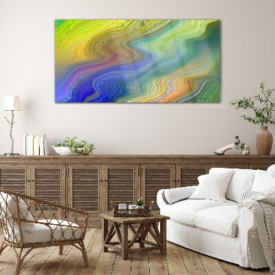 Tablou sticla Vârtej colorat de abstractizare