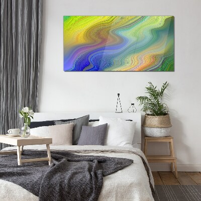 Tablou sticla Vârtej colorat de abstractizare