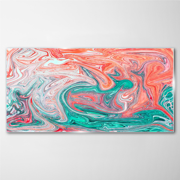Tablou sticla Vârtejuri colorate de abstractizare