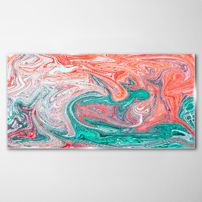 Tablou sticla Vârtejuri colorate de abstractizare