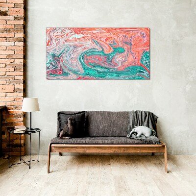 Tablou sticla Vârtejuri colorate de abstractizare