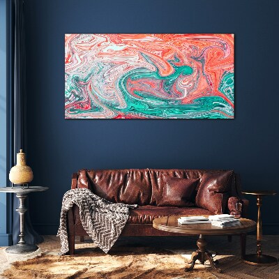 Tablou sticla Vârtejuri colorate de abstractizare
