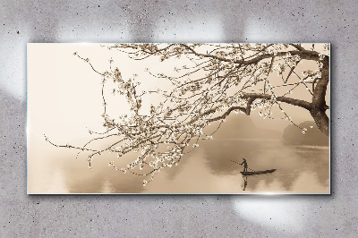 Tablou sticla Peisaj în tonuri sepia