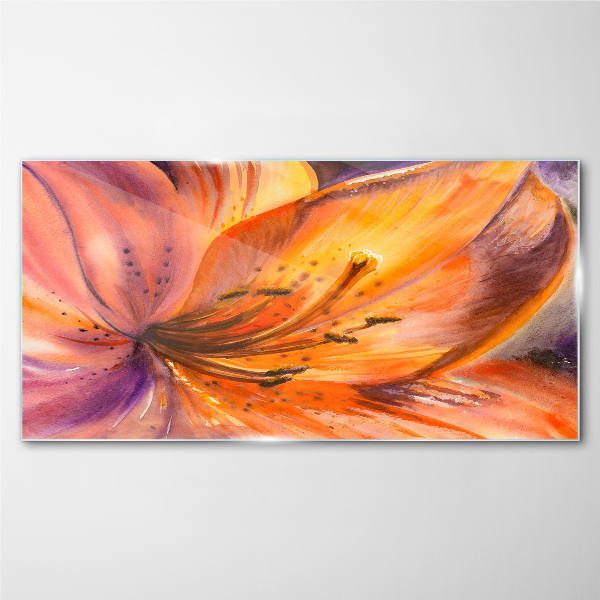 Tablou sticla Răpire florală