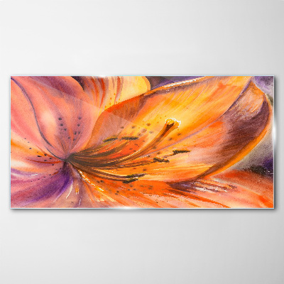 Tablou sticla Răpire florală