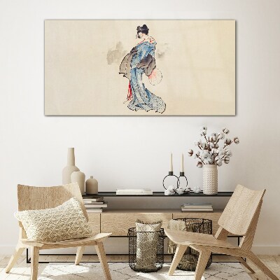 Tablou sticla Femei asiatice Kimono