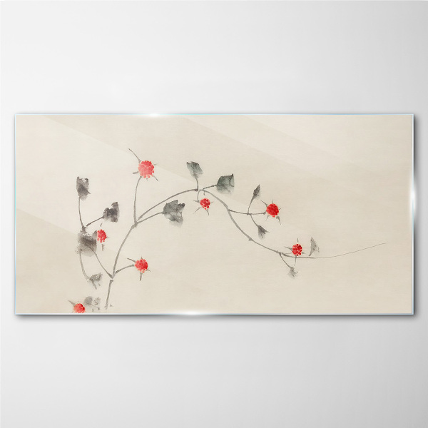 Tablou sticla Panglică florală