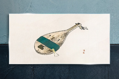 Tablou sticla Un instrument muzical din China
