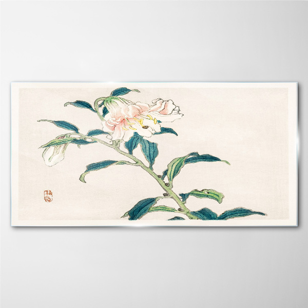Tablou sticla Eleganță florală