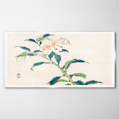 Tablou sticla Eleganță florală