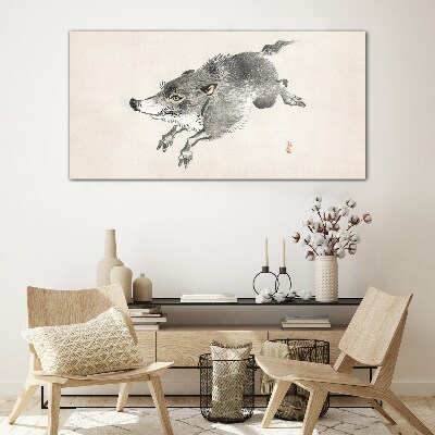 Tablou sticla Animal modern