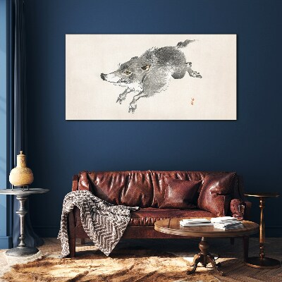 Tablou sticla Animal modern