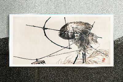 Tablou sticla Meduzele în linii abstracte