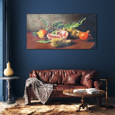 Tablou sticla Fruit Ward Blue Navy