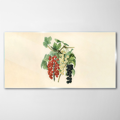 Tablou sticla Buchet de fructe cu coacaze
