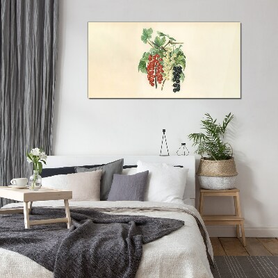 Tablou sticla Buchet de fructe cu coacaze