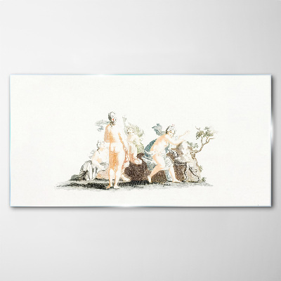 Tablou sticla Scenă mitologică cu personaje