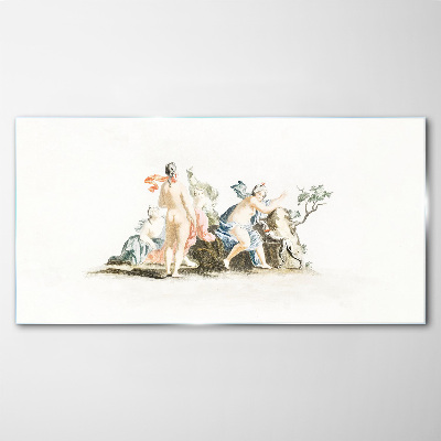 Tablou sticla Scenă mitologică în culori pastelate