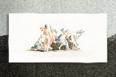 Tablou sticla Scenă mitologică în culori pastelate