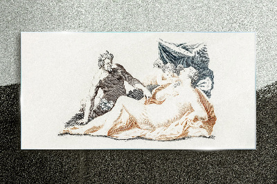 Tablou sticla Scenă mitologică cu zeități