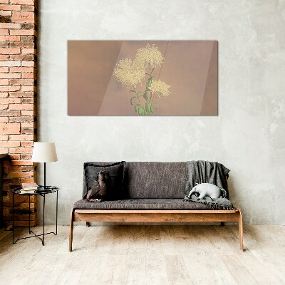 Tablou sticla Un vis floral in tonuri pastelate