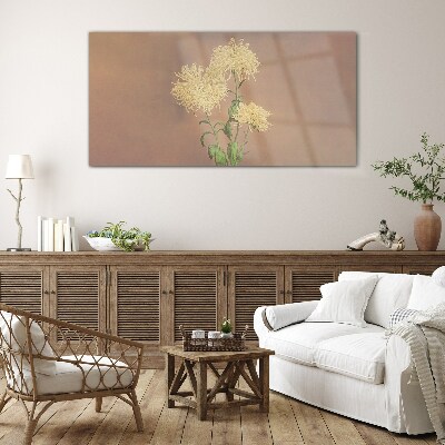 Tablou sticla Un vis floral in tonuri pastelate